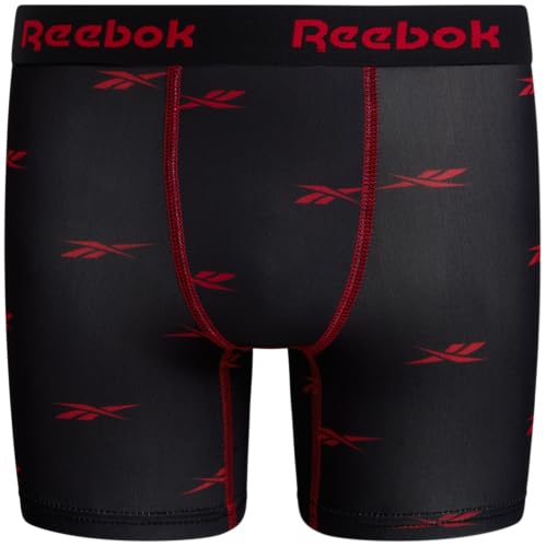 Reebok Boys Boxer Briefs - 8 Pack Performance Stretch Breathable Athletic Underwear Boxers for Boys (Sizes: 6-18)3