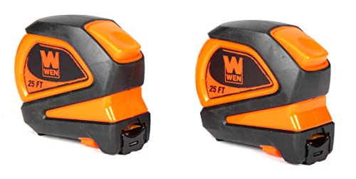Cinta métrica WEN 25 ft con frenado automático, pack 2 miniatura 6