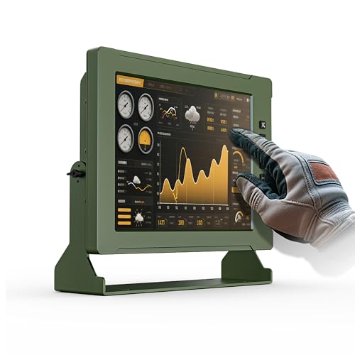 Image of LILLIPUT NV104 10.4 inch Rugged Night Vision Monitor, 1024x768, HDMI VGA 1000 nits Day / 0.03 nits NVIS Mode, IP65 Waterproof, -30C~70C, Touch Screen (NV104-CT Capacitive Touch)
