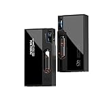 SHANLING UA7 Portable Hi-Fi DAC Headphone Amplifier, Built-in JAN6418 Vacuum Tubes, Dual Modes (Tube/Solid-State), 4.4mm Balanced & 3.5mm Single-Ended Output, 577mW@32Ω, Black