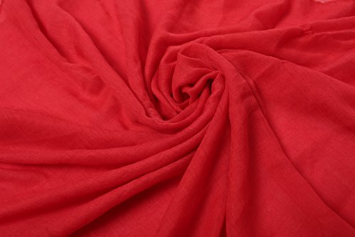Outrip Foulard Femme Soie Dames Light Soft Fashion Scarf Neck Solid Wrap Châle Echarpes et Foulards Femme – vue 5