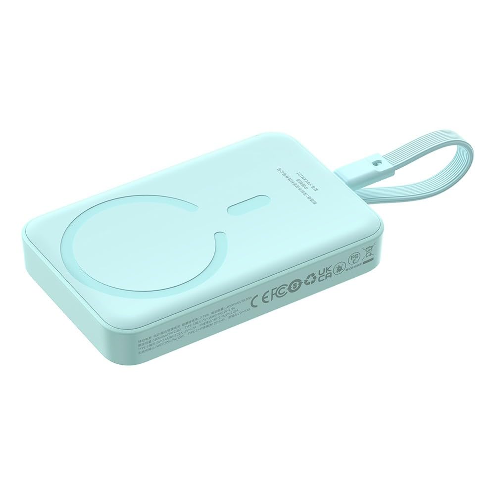 Powerbank Baseus magnetyczny mini 10000 mAh 30 W MagSafe (niebieski)