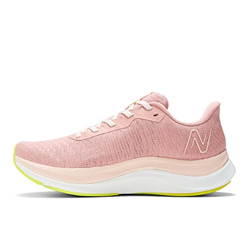 New Balance New Balance Women's FuelCell Propel V4 Running Shoe, Pink Moon/Quartz Pink/Thirty Watt, 9.5