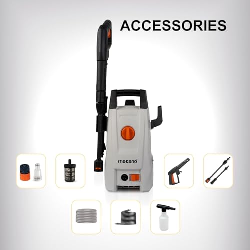 Image of IBELL SMART1400 High Pressure Washer, 1400W Motor, 120 Bar Car Washer High Pressure Gun, 6.0 L /Min Flow, 5M Hose, Portable Pressure Washer for Car, Bike, Home & Outdoor Cleaning