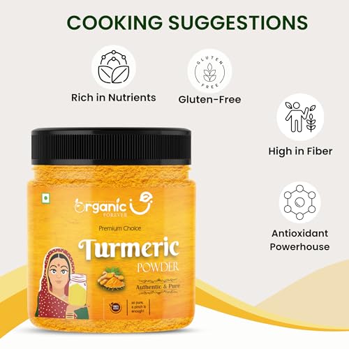 Organic Forever Natural Turmeric Powder (Haldi) 250g | High Curcumin & Natural Oils Retained | Pure, Fresh & Premium | Antioxidant & Anti-Inflammatory - Image 7