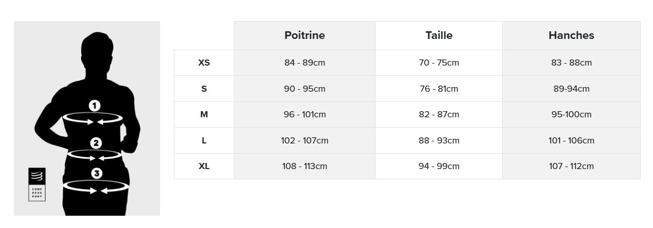 COMPRESSPORT T-Shirt de Sport Homme - Ultra-léger, Respirant et séchage Rapide - Confort Optimal et liberté de Mouvement