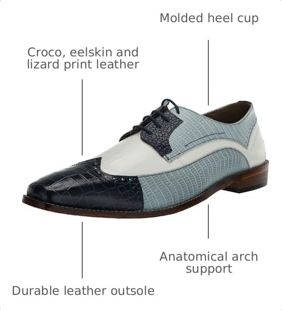 Image of Stacy Adams Gallinari Wingtip Lace Up
