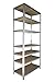 Schwerlastregal 230 x 80 x 60 cm mit 7 Böden: Regal aus Metall verzinkt, Ideal geeignet als Archivregal, Kellerregal, Metallregal, Ordnerregal, Werkstattregal, Stecksystem