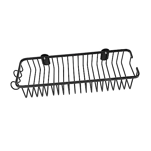 CONGARTENO 1Pc Aluminum Storage Mounted Nail Shelf for Bathroom Kitchen Stylish Mesh Design Practical Towel Hook Space Saving Home Organizer Elegant