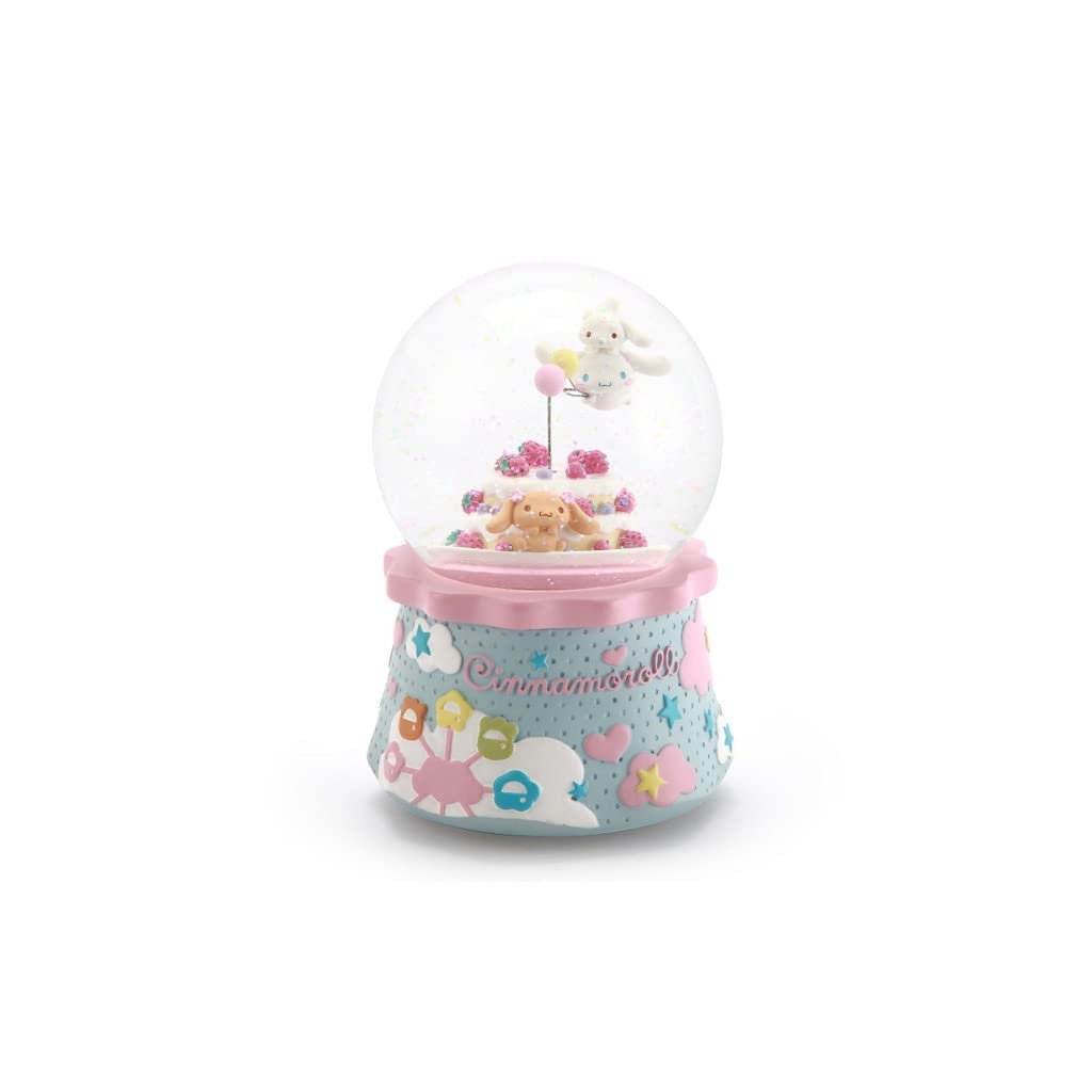 Caja de música de cristal de alta pureza con figura detallada de perro para niños