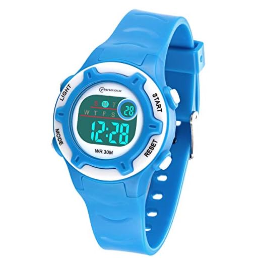Relojes Infantiles para niños, Reloj Deportivo Digital al Aire Libre a Prueba de Agua con Alarma/Cronómetro, Resistencia al Agua Reloj Infantil Aprendizaje para Niños (BLU Scuro)