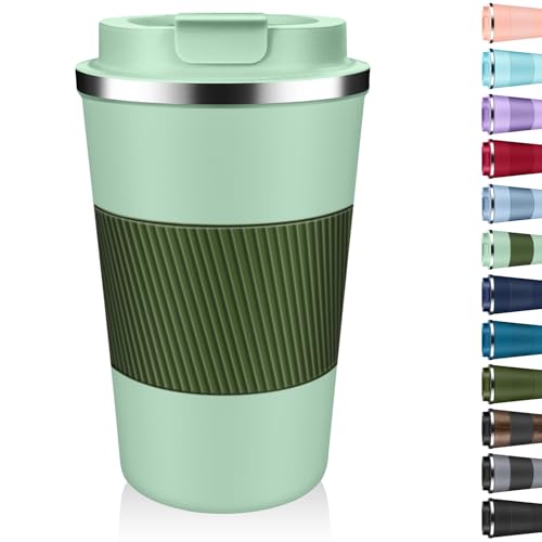 12 oz Stainless Steel Insulated Travel Coffee Mug