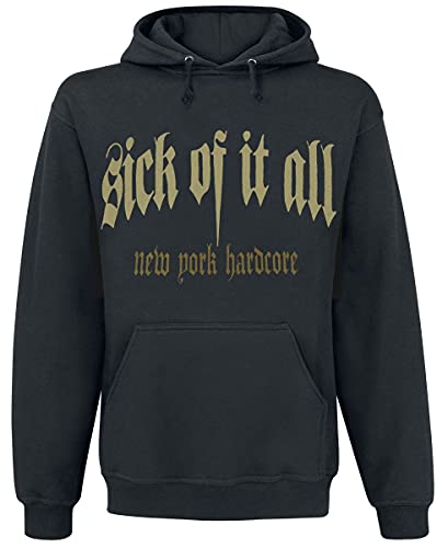 Sweat-Shirt à Capuche Sick Of It All Panther Logo de Style NY Hardcore