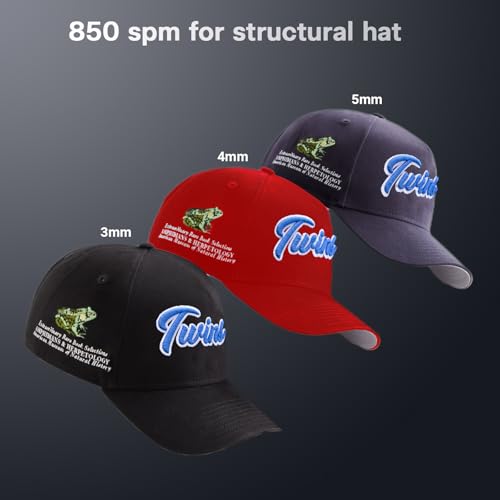 BAi The Mirror Embroidery Machine 15 Needles 20x14" Embroidery Area,1200SPM Max Speed Multi Needle Commercial Embroidery Machine for 3D Hats Clothing,Wifi Available 10" Touch Screen