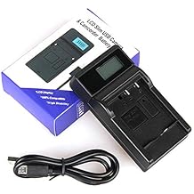 LCD USB Travel Battery Charger for Leica BP-DC15, BPDC15, BP-DC15E-U, BP-DC15-E, BP-DC15-U, BP-DC15-TK, Leica 18544, 18545 and Leica D-Lux Type 109 Digital Camera