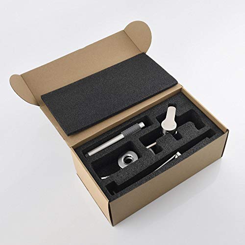 HomeLava Badewannenarmatur mit Handbrause Wannenarmatur Aufputz Einhebelmischer zur Wandmontage Edelstahl gebürstet Wannenbatterie mit Umsteller Einhebel Armatur Mischbatterie mit 1,5m Duschschlauch