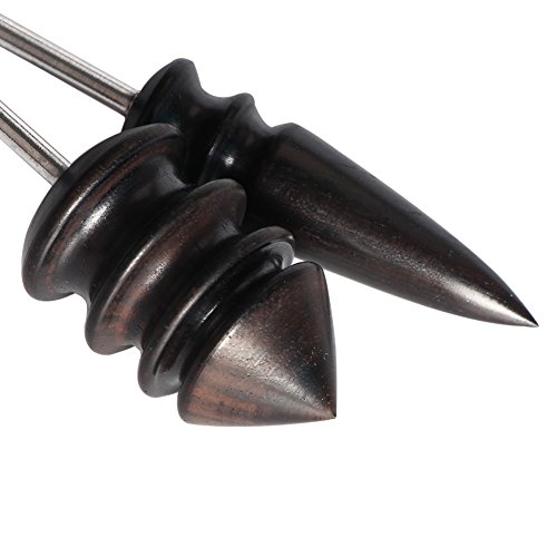 Pointed Tip Leather Burnishing Tool Pointed Tip Narra Leather Burnisher Leather Slicker Tool Drill Craft Sets, Shank For Rotary Tools #TOP4