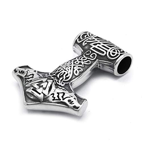 Triskele Triquetra Valknut Mjolnir Thors Hammer Necklace Pendant Stainless Steel Viking Accessories Norse Viking Jewelry Men2