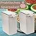 GarPet 2er Set Futtertonne Luftdicht mit Deckel Futtertonne Hund Katze Hundefutter Trockenfutter Aufbewahrung Futterbox Hund Hundefutter Box 13 L