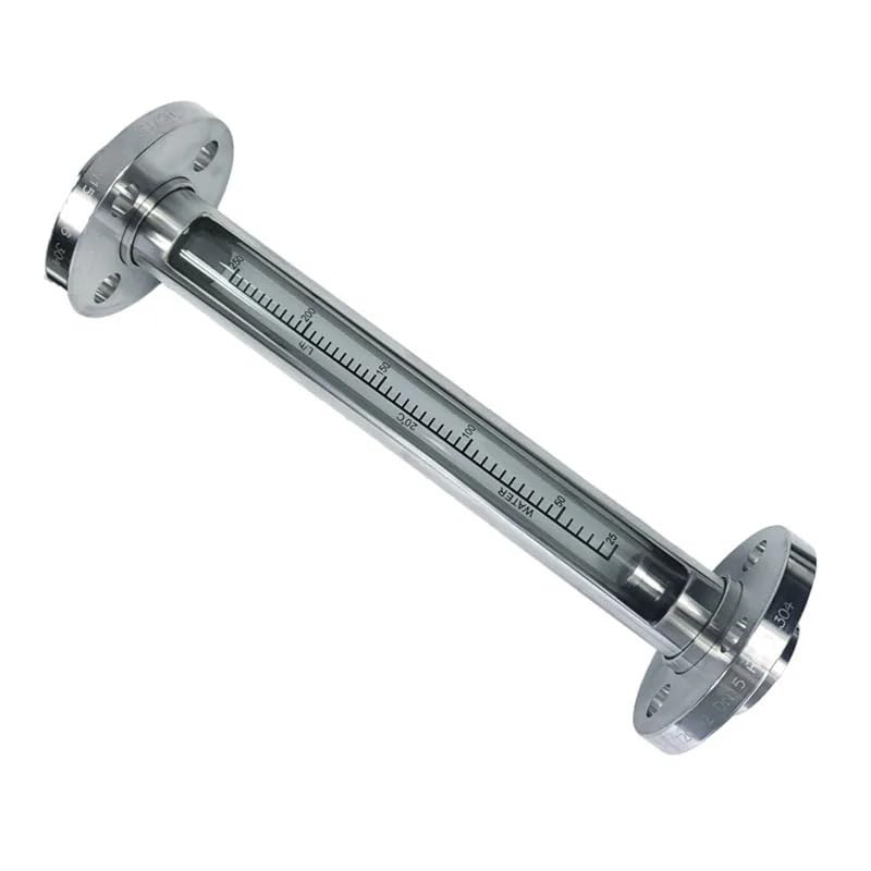 NURII Water Glass Rotameter Liquid O3, All Stainless Steel Flange Fitting, LZB-FA 30S-15 DN15(40-400LPH -Liquid)