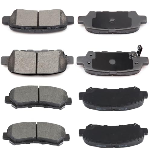 Image of CCIYU Front Rear D1374 D905 Disc Brake Pad Sets Fit For Nissan For Juke 2014-2017,For Maxima 2009-2014 2016-2019,For Sentra 2009-2012, Brake Pads 8PCS
