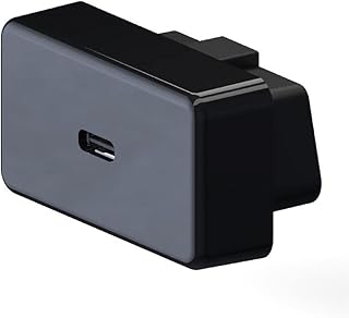 Mini USB Charger Adapter Truck Car OBD Charging Universal 12V 24V Phone Charger Socket Fast Charging Power for Model 3 Y OBD Charger USB Cable for Dash-cam Type-c with Voltage Monitoring obd2 Charger