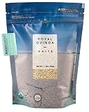 Black Mountain Premium Superfoods | Organic Royal White Quinoa | 12 oz | Gluten Free | Vegan | Compl
