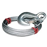Tie Down 59379 Galvanized Steel Winch Cable - 4,200 lb. Capacity, 3/16'' x 20''