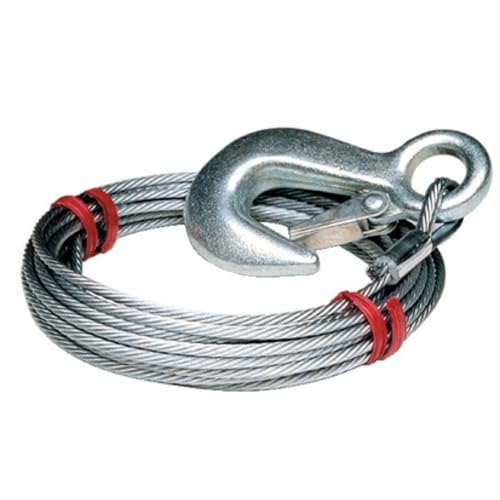 Tie Down 59379 Galvanized Steel Winch Cable - 4,200 lb. Capacity, 3/16"" x 20'"