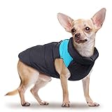 Wooce Ropa de Perro a Prueba de Agua y cálido Chaleco de algodón para Mascotas Chaqueta de...