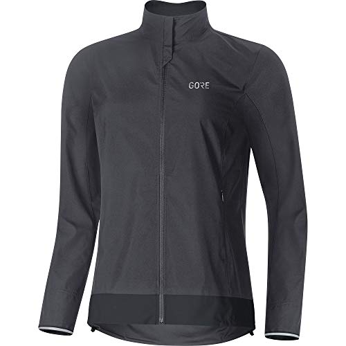 Gore Wear Womens Windproof Cycling Jacket, C3 Women's WINDSTOPPER Classic Jacket, Size: S, Color: Terra Grey/Black, 100276
