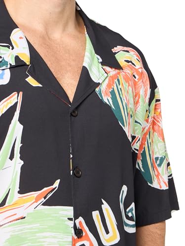 HUGO Men's Relaxed Beach Shirt3