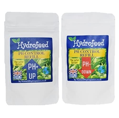 Hydrofeed pH UP and pH Down Powder for Hydroponics. Makes 2x500ml
