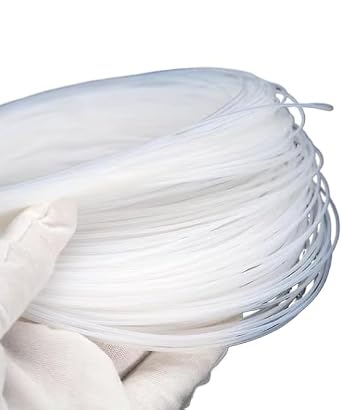 PTFE Capillary Tubing, 5 m Teflon Micro Tube, Semi-Transparent Flexible Thin Wall Hose for Chemical and Industrial Applications ID 1.8mm* OD 2.6mm
