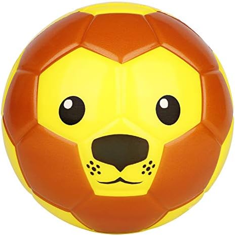 BORPEIN Soft Foam Soccer Indoor Outdoor Football Soccer Ball (Lion)