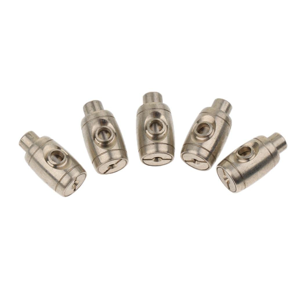 Amagogo Parti Chiave Dell'acqua Della Tromba Dello Spiedo Della Valvola Del Trombone Del Cupronichel 5pcs