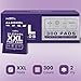 XXL Sterile Alcohol Prep Pads 300 Count - 70% Isopropyl Alcohol Wipes, Individually Wrapped - 2 Ply - Good for Injection Sites and Keeping the Skin Clean, Extra Extra Large 1.75