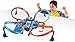 Hot Wheels Track Set with 1:64 Scale Toy Car, 4 Intersections for Crashing, Powered by a Motorized Booster, Criss-Cross Crash Track (Amazon Exclusive)