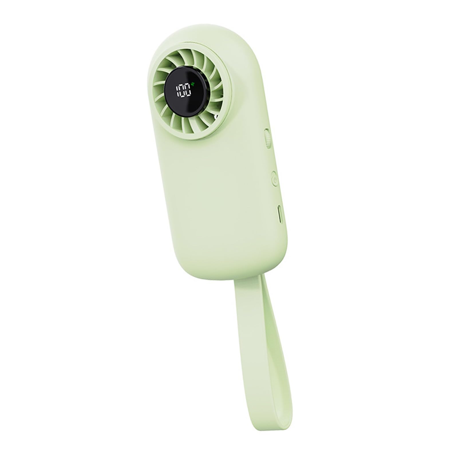 Buxuaaaa USB Rechargeable Fan 100 Speeds Portable Quiet Handheld Pocket Cooling Fan Outdoor Light Weight Coolers Enduring Pocket Small