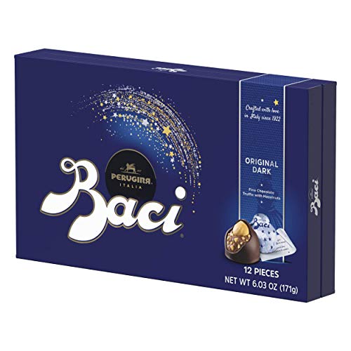 Baci Perugina Classic Dark Chocolate12 Piece Box, 6.03 Ounce #TOP5