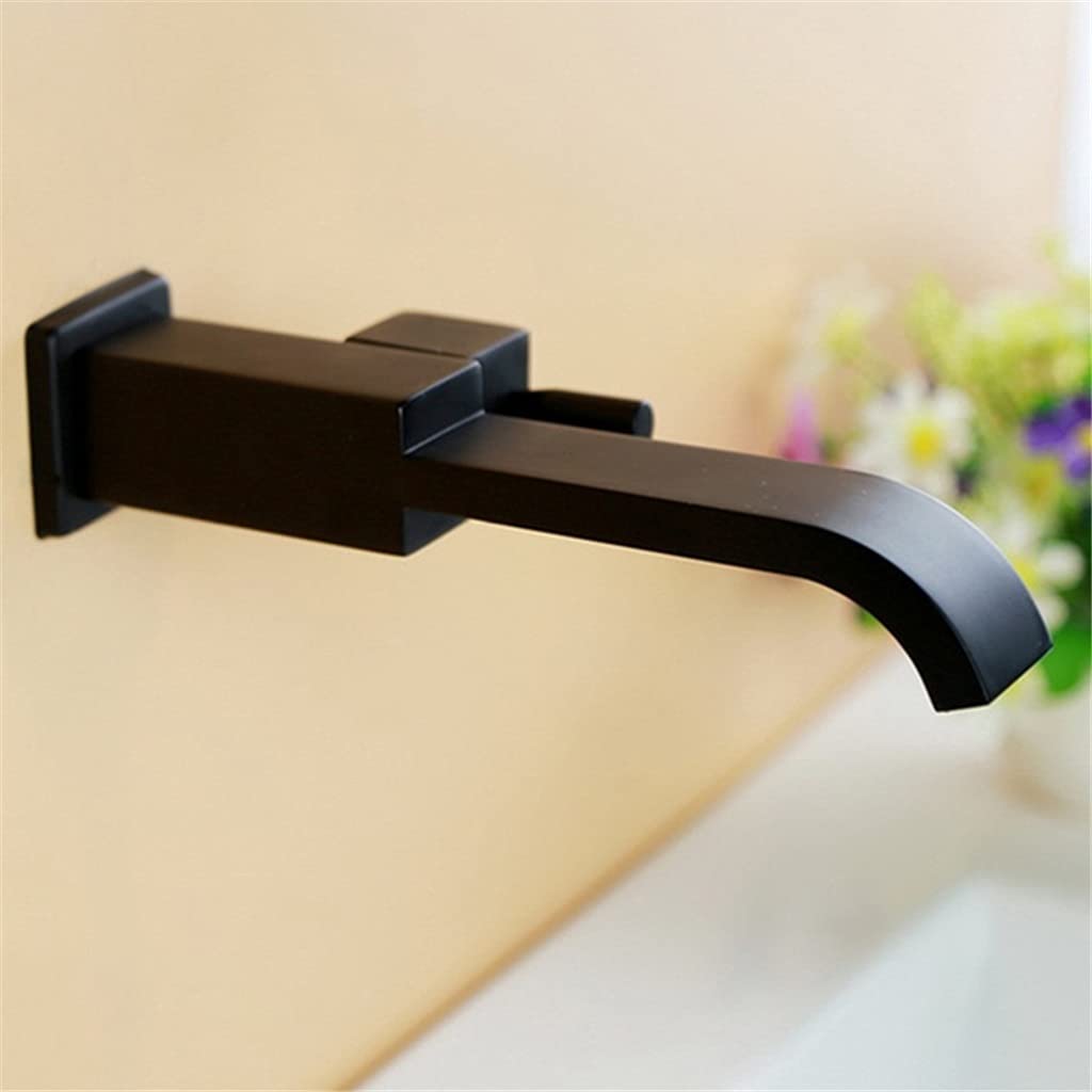 Robinet cascade noir pour vasque de salle de bain et cuisine