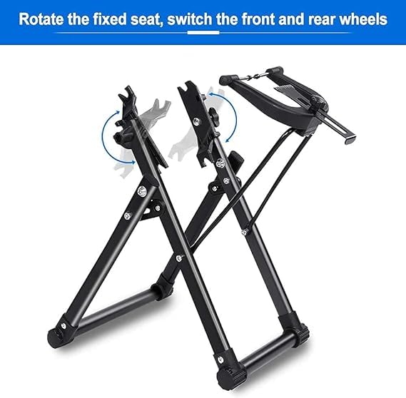 Yosoo Health Gear Fahrrad-Zentrierständer, Faltbar, Mechaniker-Ständer für Reparatur und Wartung, Werkzeug-Zubehör für zu Hause