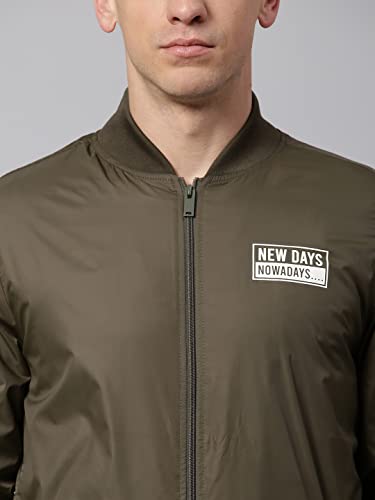 Image of Dennis Lingo Men's Solid Long-Sleeve Polyester Regular Fit Shell Jacket - Waterproof, Lightweight, Casual Winterwear for Men