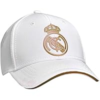 Real Madrid FC Rm3go19, Adultos Unisex Blanco/oro, Talla Única