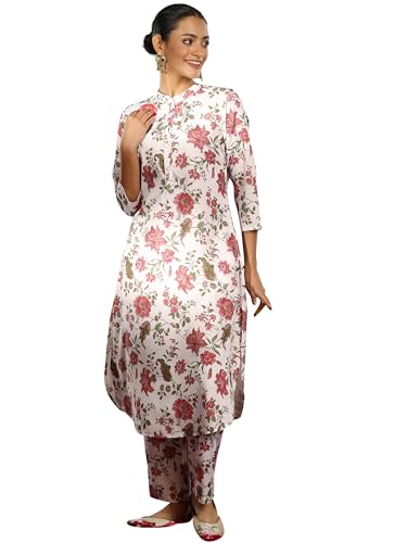 Image of Libas Womens Printed Viscose Co-ord Set for Women