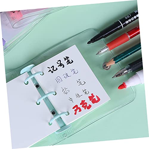 Mini carnet de notes transparent pour ne plus perdre ses fiches et petits documents