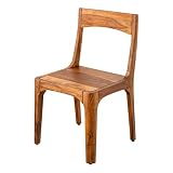 Stuhl ORGANIC - 45cm - braun - Sheesham Massivholz handgefertigt