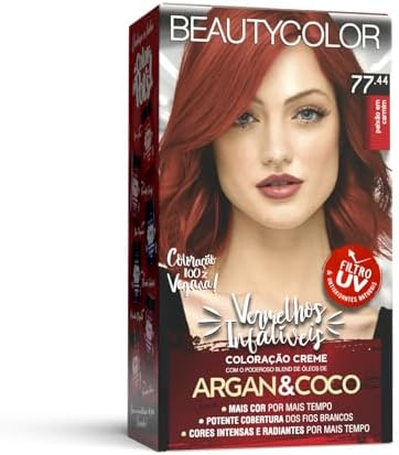 Coloração Kit BEAUTYCOLOR - 77.44 Paixão em Carmim