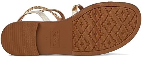 Zodiac Women's Cintia Strappy Sandals Flat, Gold, 8 | Image 2