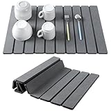 SSX-KJ Alfombrillas de Secado para Platos,Plegable,Eterilla de Tierra de Diatomeas Súper Absorbente,Ecológica,Esterilla...